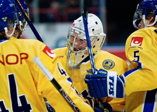 Daniel Larsson, målvakt, Sverige, höll Sverige kvar i