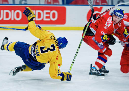 Nils Ekman, Sverige, fick en flygtur