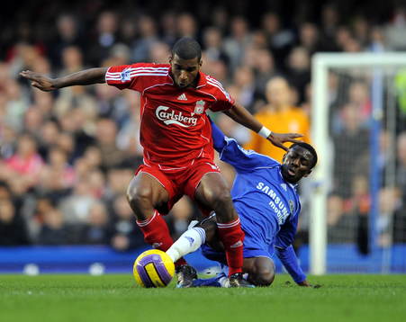 Shaun Wright Phillips, Chelsea och Ryan Babel, Liverpool.