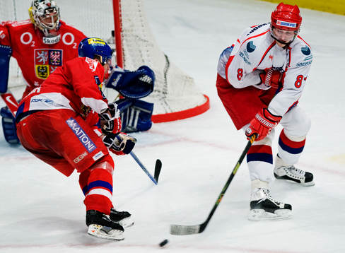 Fedor Fedorov, Ryssland, tar sig förbi Josef Melichar,