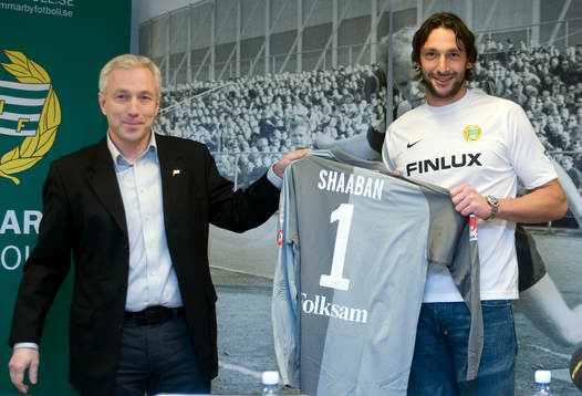 Rami Shaaban, målvakt och Tomas Andersson