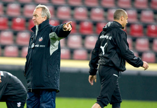 Henrik Larsson och Bosse Nilsson, tränare