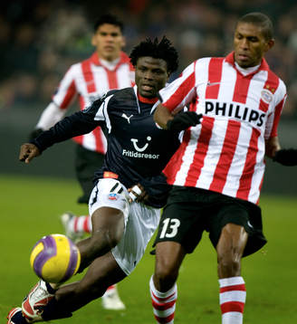 Razak Omotoyossi, Helsingborg och Alcides, eindhoven