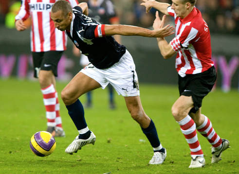 Henrik Larsson, Helsingborg och Timmy Simons, Eindhoven
