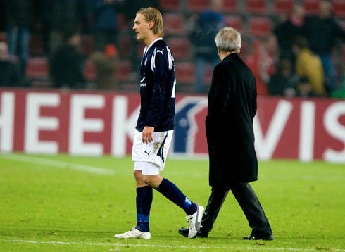 Joel Ekstrand, Helsingborg och Bosse Nilsson, tränare