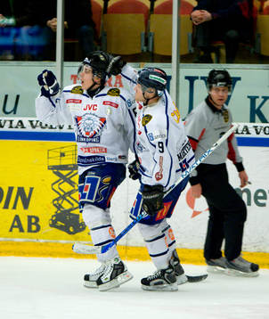 Mattias Weinhandl, Linköping avgör med sitt 2-3 (jubel)
