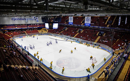 Ejendals Arena i Leksand, interiör