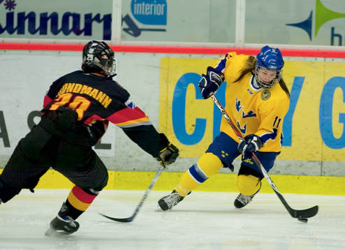 Tyskland - Sverige: Cecillia Östberg, Sverige