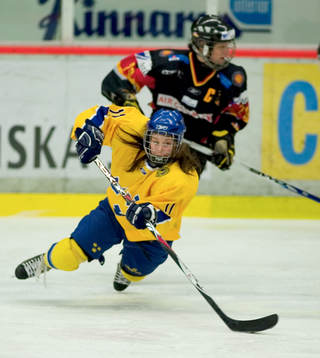 Tyskland - Sverige: Cecilia Östberg, Sverige
