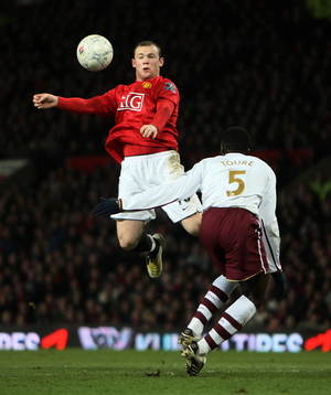 Wayne Rooney, Manchester och Kolo Toure, Arsenal