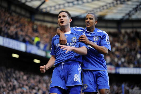 Scott Sinclair och Frank Lampard, Chelsea (Jubel)