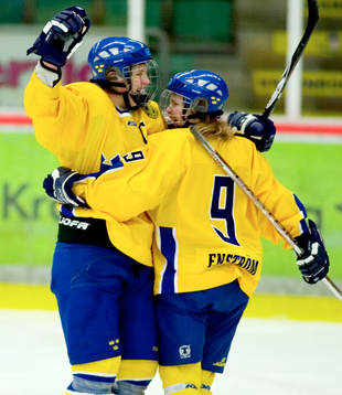 Tina Enström, Sverige, jubel