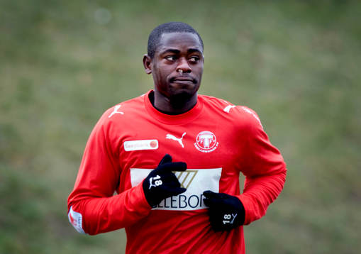 Michael Mensah, Trelleborg gjorde 1-0 och skulle behöva