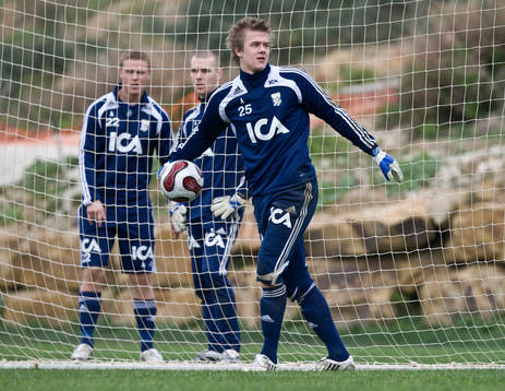 Erik Dahlin, målvakt