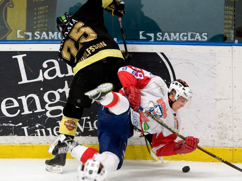 Johan Adolfsson, AIK, och Lenny Dower, Borås