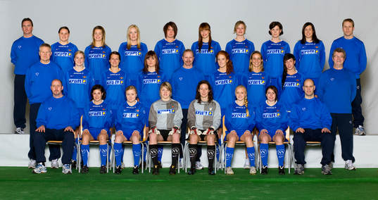 Fotboll, dam, damallsvenskan, Sunnanå, Lagbild