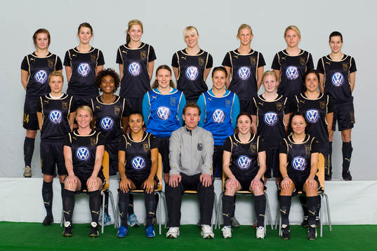 Fotboll, dam, damallsvenskan, Umeå IK, Lagbild