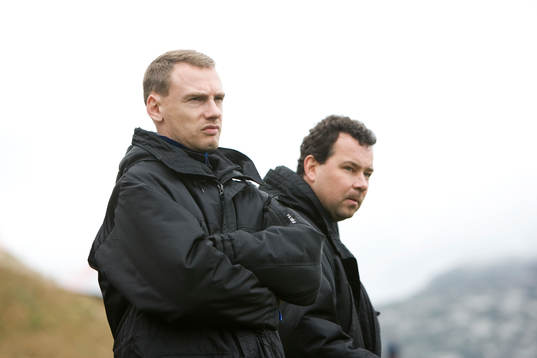 Tränarduon Jonas Olsson och Stefan Rehn. Tränare