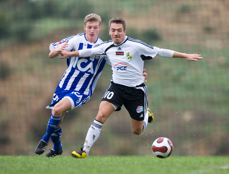 Unge Sebastian Eriksson tar grepp på en polack