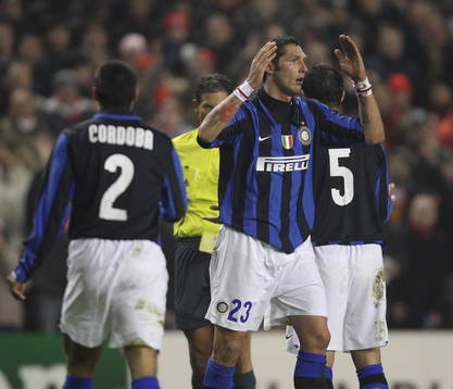 Marco Materazzi, Inter (Utvisad, Utvisning)