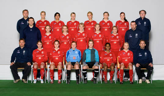Bakre raden från vänster, Tomas Svensson, Mikaela
