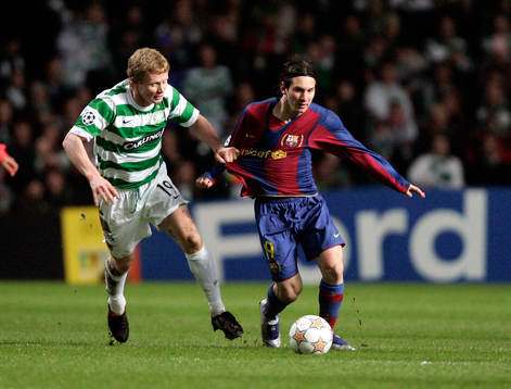 Barry Robson och Lionel Messi