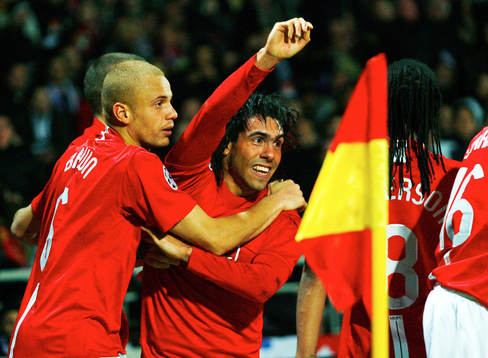 Carlos Tevez, Manchester, jubel
