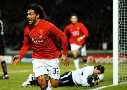 Carlos Tevez, Manchester, jubel