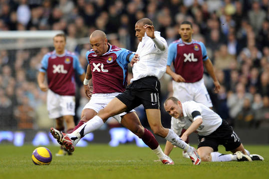 Diomansy Camara, Fulham och Julien Faubert, West Ham