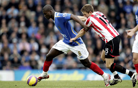 Papa Bouba Diop, Portsmouth och Danny Collins, Sunderland