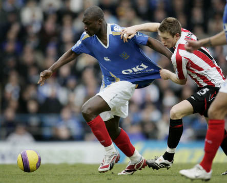 Papa Bouba Diop, Portsmouth och Danny Collins, Sunderland