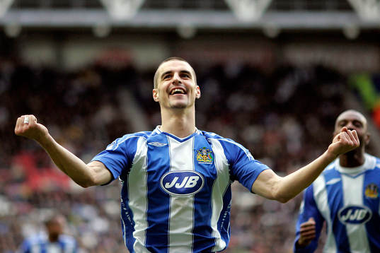 Paul Scharner, Wigan, jubel