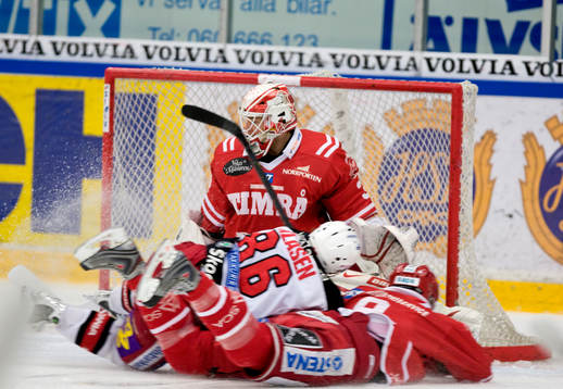 Johan Backlund, Målvakt Timrå, Linus Klasen, Södertälje