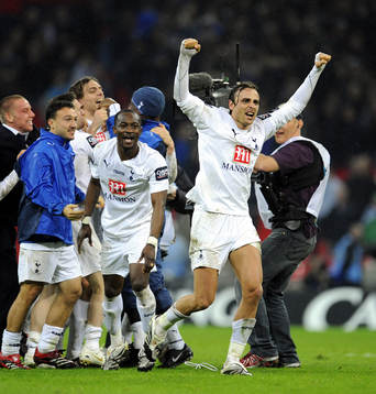 Dimitar Berbatov, Tottenham, jubel