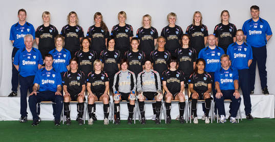 Fotboll, dam, damallsvenskan, Göteborg, Lagbild