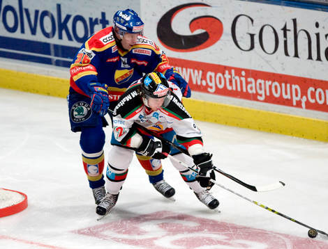 Edvin Frylén, Djurgården, och Rob Hisey, Mora