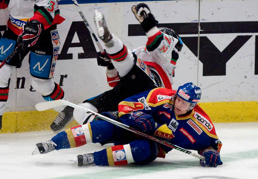 Rob Hisey, Mora, och Patric Hörnqvist, Djurgården