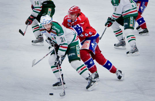 Jakob Johansson, Rögle och Alexander Olsson, Huddinge