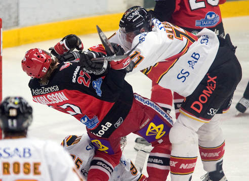 Ragnar Karlsson, Södertälje, och Pavel Skrbek, Luleå
