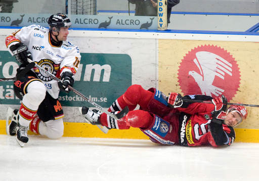 Pavel Skrbek, Luleå, och Petri Pakaslahti, Södertälje