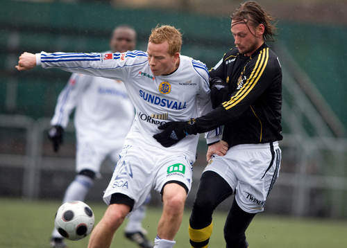 Tobias Eriksson, Sundsvall, och Patrik Karlsson, AIK
