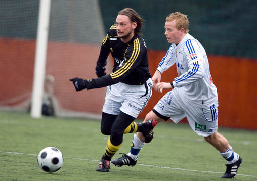 Patrik Karlsson, AIK, och Tobias Eriksson, Sundsvall