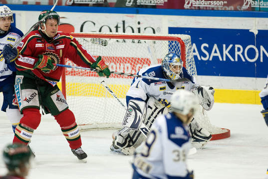 Stefan Liv, målvakt, HV71. Ronnie Sundin, Frölunda