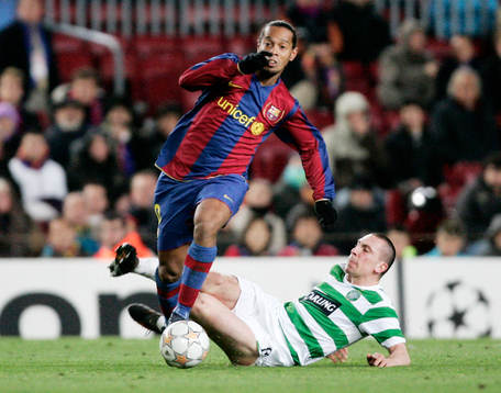 Ronaldinho och Scott Brown