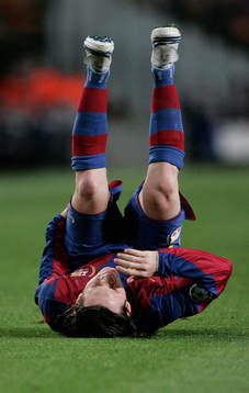 Lionel Messi, skadad
