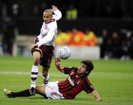 Gael Clichey, Arsenal och Gennaro Gattuso, Milan