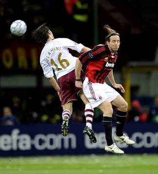 Mathieu Flamini och Massimo Ambrosini