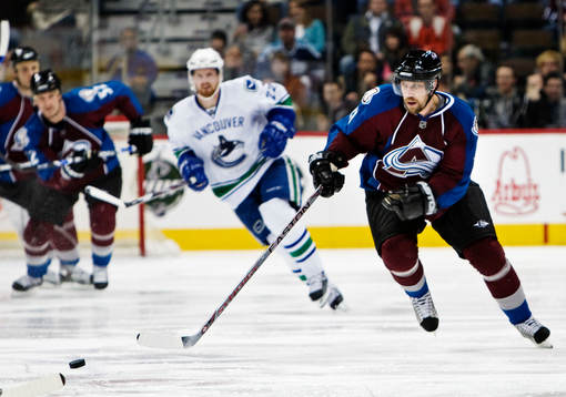 Peter Forsberg i ett anfall