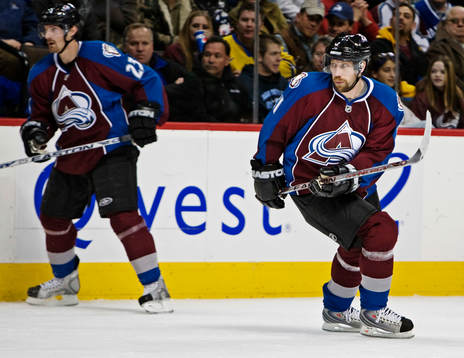 Peter Forsberg och kedjekamraten Milan Hejduk