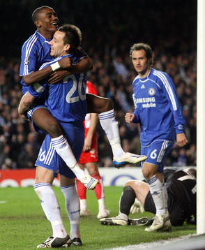 Salamon Kalou och John Terry, jubel